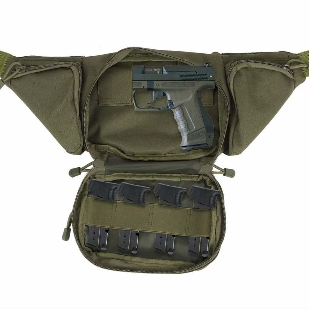 NWT Concealed Carry Tactical Fanny Pack One Size Green Military Surplus